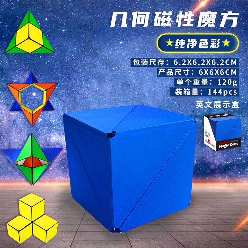Shake The Same Panda Three-Dimensional Magic Cube Infinite 3D Magic Cube Explosion Decompression Children'S Educational Toys - Image 1